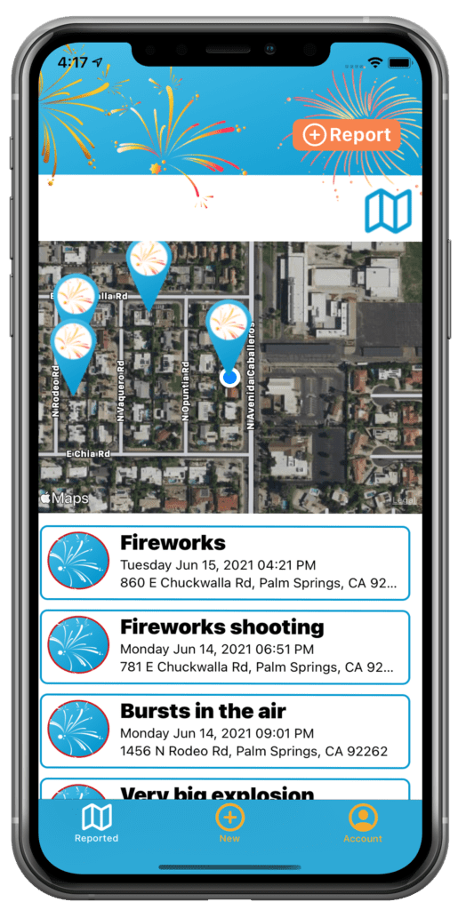 Report Fireworks MySafeLA