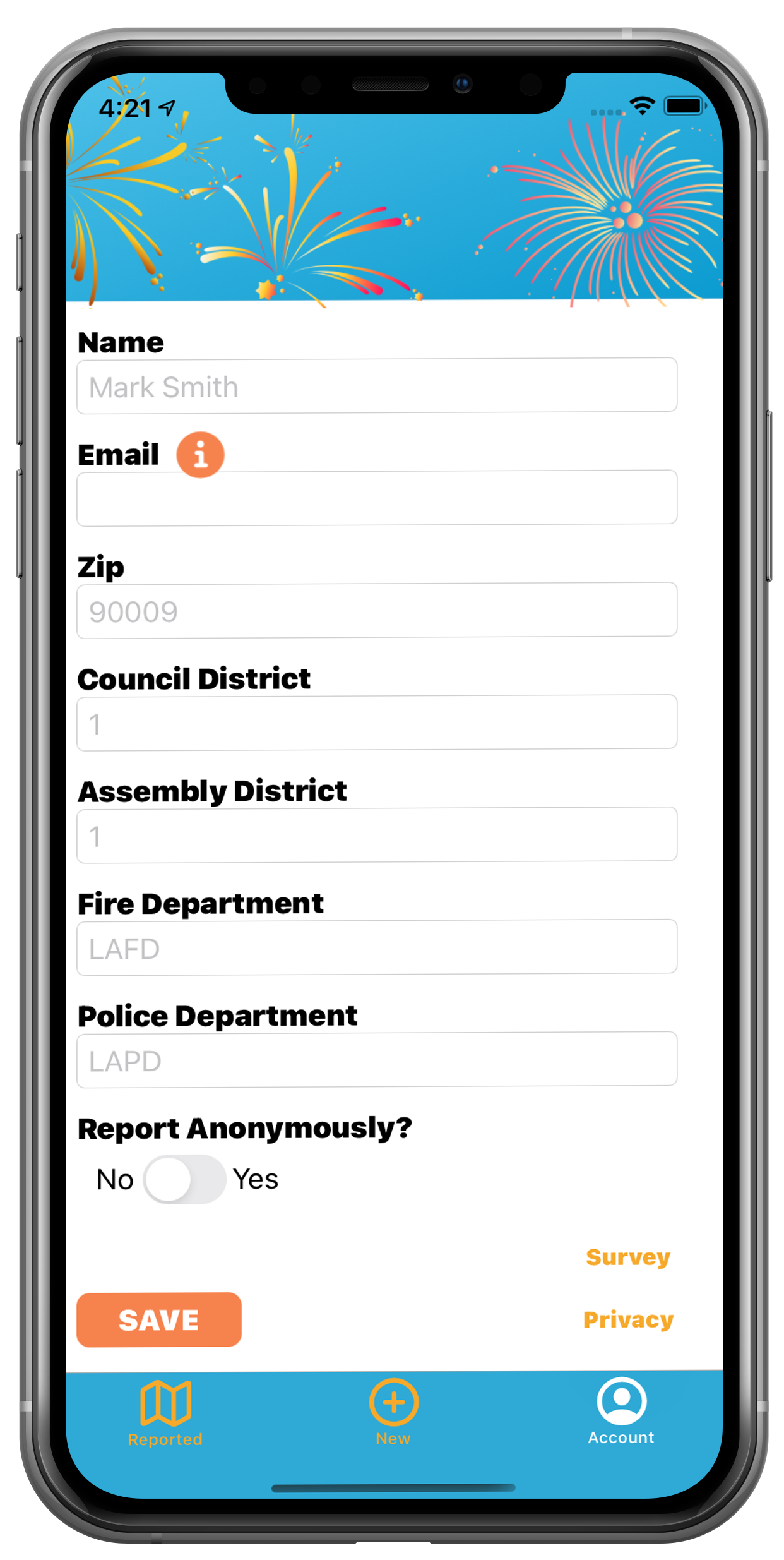 Report Fireworks MySafeLA